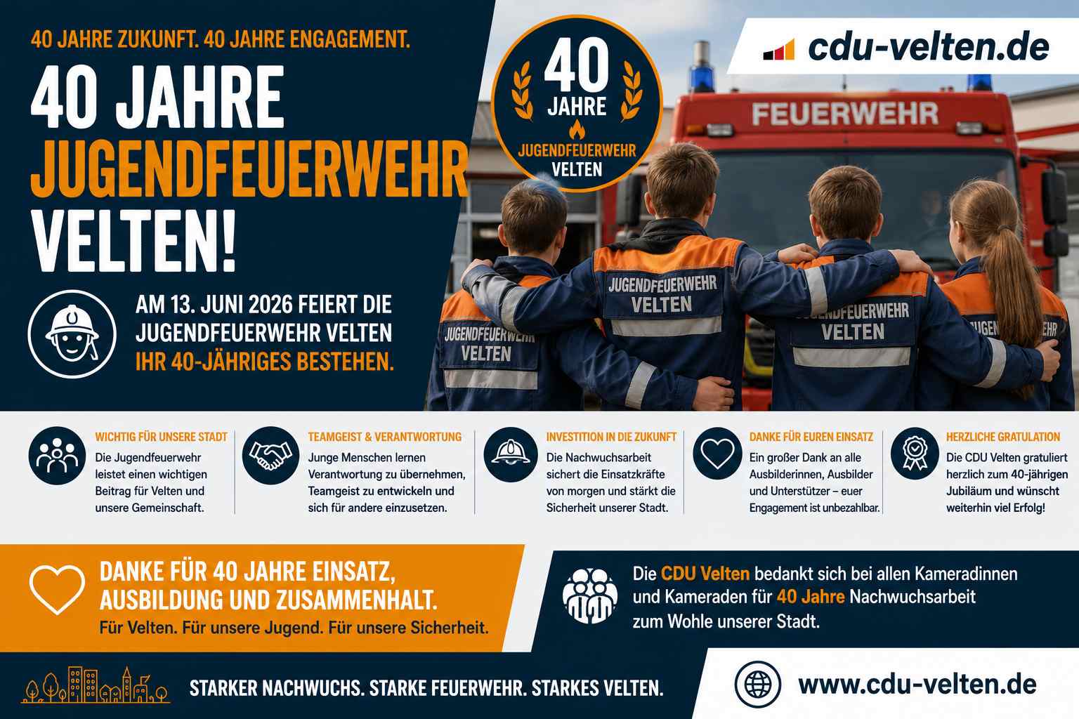 40 jahre jugendfeuerwehr velten ein starkes zeichen fuer engagement und gemeinschaft